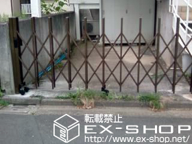 のカーゲート トリップゲート PA型(錠無し) ノンレール 片開き30S 施工例