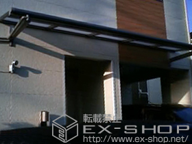 のバルコニー・ベランダ屋根 ライザーテラスII F型 ルーフタイプ 単体 積雪対応〜20? 施工例