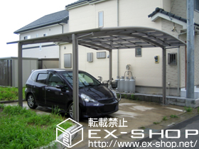 のカーポート カーブポートシグマIII ワイド 積雪〜20cm対応 施工例