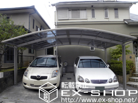 のカーポート プレシオスポート ワイド 積雪〜20cm対応＋屋根ふき材補強部品 施工例
