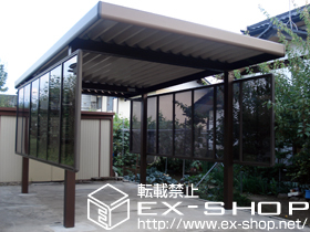 のカーポート ジーポートneo 積雪100cmＡタイプ 4本柱 積雪〜100cm対応 施工例