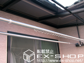 のバルコニー・ベランダ屋根 ヴェクターテラス R型 屋根タイプ 積雪〜20?対応 施工例