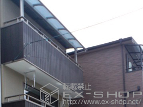 のバルコニー・ベランダ屋根 ヴェクターテラス R型 屋根タイプ 積雪〜30?対応 施工例