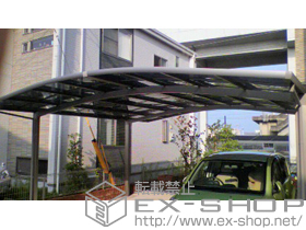 のカーポート カーブポートシグマIII ワイド 積雪〜20cm対応 施工例