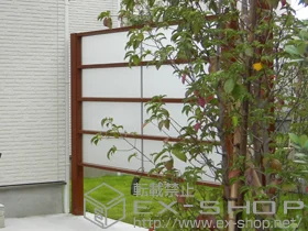 LIXIL ���N�V��(TOEX)�̃t�F���X�E��E�� G�X�N���[�� ���i�q�^�C�v �p�l��4�i+�v���XG �� H24 �{�H��