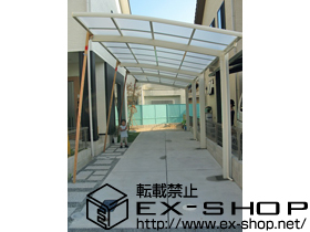 のカーポート カーブポートシグマIII 縦連棟　積雪〜20cm対応 施工例