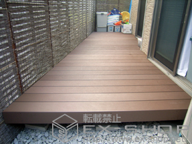 のウッドデッキ リコステージII 施工例