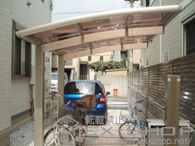 のサイクルポート・駐輪場 レイナポート ミニ 積雪〜20cm対応 施工例