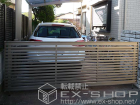 のカーゲート オーバードアS3型 手動式 施工例