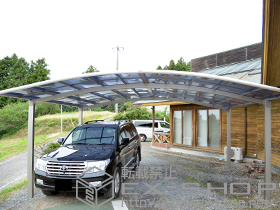 のカーポート カーブポートシグマIII ワイド 施工例