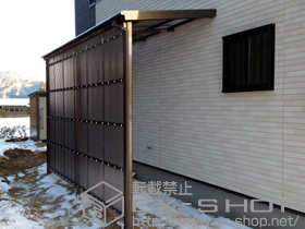 のストックヤード フリーヤード　オープンタイプ 積雪〜20cm対応 施工例