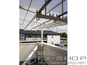 のテラス屋根 ライザーテラスII F型 テラスタイプ 単体 積雪〜20cm対応+物干し 施工例