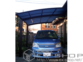 のカーポート プレシオスポート 積雪〜20ｃｍ対応＋収納式物干しセット2型 施工例