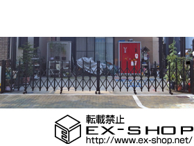 のカーゲート トリップゲートPB型 両開き ノンレール 施工例