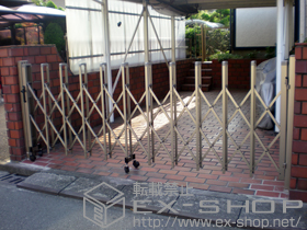 のカーゲート トリップゲート PB型 ノンレール 片開き 32S 施工例