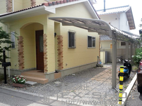 のカーポート テールポートシグマIII 縦連棟 積雪〜20cm対応 施工例