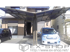 のカーポート カーブポートシグマIII Y合掌 積雪〜30cm対応 施工例