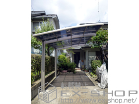 のカーポート カーブポートシグマIII 積雪〜30cm対応+着脱式サポート(補助柱) 2本入 施工例