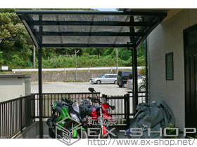 のサイクルポート・駐輪場 カーブポートシグマIII ミニ 積雪〜20cm対応 施工例