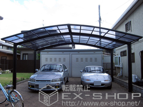 のカーポート カーブポートシグマIII 積雪〜30cm対応 施工例