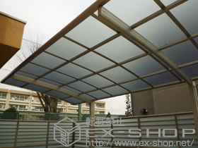 のカーポート レイナポート 積雪〜20cm対応+レイナポート用オプション 施工例