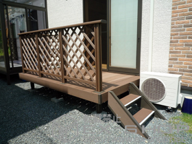 のウッドデッキ リコステージII 施工例