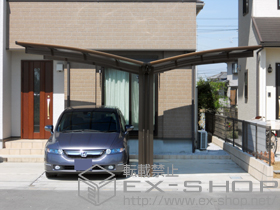 のカーポート レイナポート Y合掌 積雪〜20cm対応 施工例