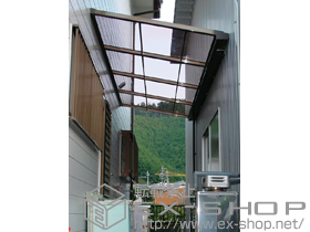 のバルコニー・ベランダ屋根 ライザーテラスII F型 ルーフタイプ 積雪〜20?対応 施工例