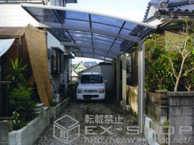 のカーポート プレシオスポート 縦連棟 積雪〜20cm対応 施工例