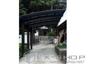 のカーポート レイナキャップポート50 積雪〜50?対応+着脱式サポート柱  3本入り 施工例