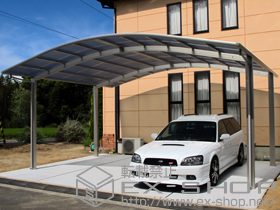 のカーポート レイナツインポート 積雪〜20cm対応 施工例