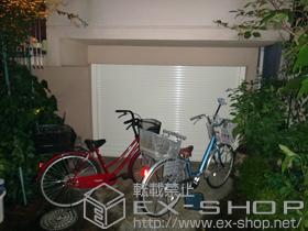 のガレージシャッター ガレージシャッタークワトロ 電動式 内部付タイプ 施工例