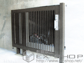 の門扉 アーキスライドB型 片引き　左引き 施工例