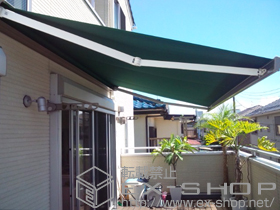 のオーニング・日よけ 彩鳥C型 ボックスタイプ 手動式 施工例