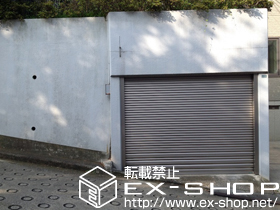 のガレージシャッター ガレージシャッタークワトロ 電動タイプ  内部付け 単窓 停電時外部手動切替可 施工例