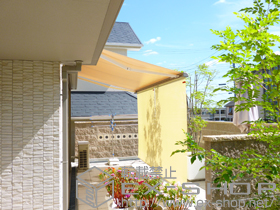 のオーニング・日よけ 彩鳥CR型 ボックスタイプ 電動式 施工例