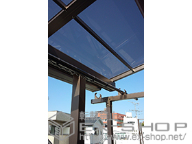 のバルコニー・ベランダ屋根 ライザーテラスII F型 屋根タイプ 積雪〜20?対応 施工例