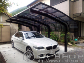 のカーポート テールポートシグマIII 1500 延長 積雪〜50cm対応 施工例