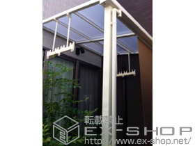 のテラス屋根 ライザーテラスII F型 テラスタイプ 積雪〜20?対応 【1階】 施工例