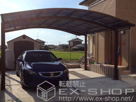 のカーポート レイナツインポート　積雪〜20?対応 施工例