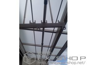 のバルコニー・ベランダ屋根 ライザーテラスIIF型 屋根タイプ 単体 積雪〜20cm対応 施工例