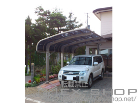 のカーポート テールポートシグマIII 1500 積雪〜50?対応 施工例