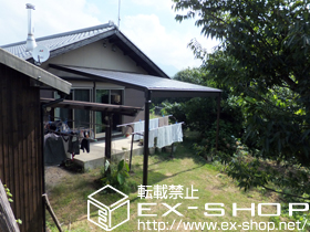 のテラス屋根 ヴェクターテラス F型 ビッグサイズ 単体 積雪〜20cm対応 施工例