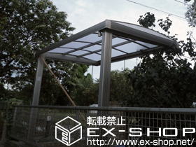 のサイクルポート・駐輪場 キューブポートプラス ミニ 積雪〜20cm対応 施工例