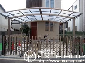 のカーポート カーブポートシグマIII ワイド 積雪〜30cm対応 施工例