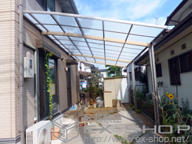 のカーポート ルーフポートシグマIII 延長 積雪〜30cm対応 施工例