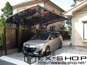 のカーポート テールポートシグマIII 積雪〜20cm対応＋テールポートシグマIII用 着脱式サポート 施工例