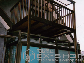 のテラス囲い・サンルーム アクトステージA型 太格子 柱建て式 施工例