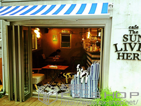 のオーニング・日よけ ゴセンブルグオーニング 手動式 施工例