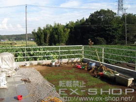 YKKAPのフェンス・柵・塀 シンプルモダンフェンスLite3型 施工例